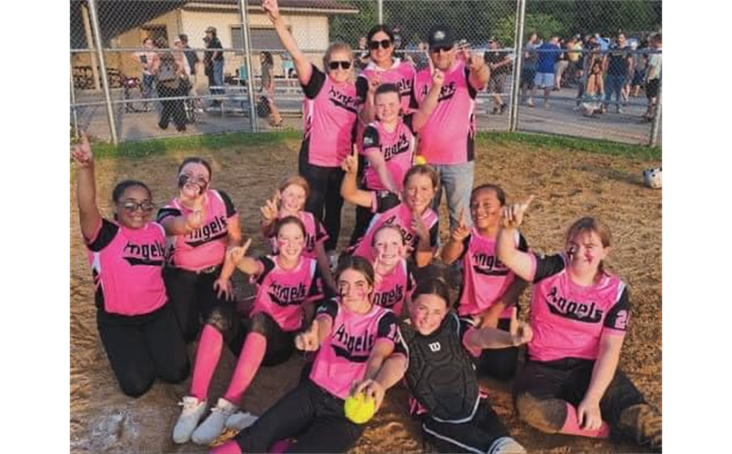 12U Angels Softball Team takes the Championship!